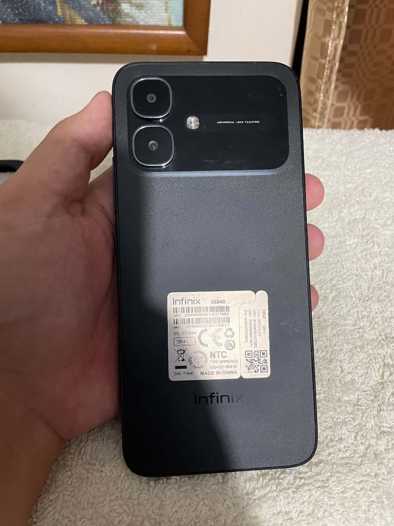 For Sale Infinix Smart 20 (Category: Cases & Sleeves) located in Caloocan City. Submitted by dragnia (Listing ID 1460599032, Image 2). Description: For Sale Infinix Smart 20 Bought last july for 7399 Complete with Box, original charger and case with receipt 100 Battery Health 8/128 No Issue For only 5300 Reason for selling (upgrading unit) .
