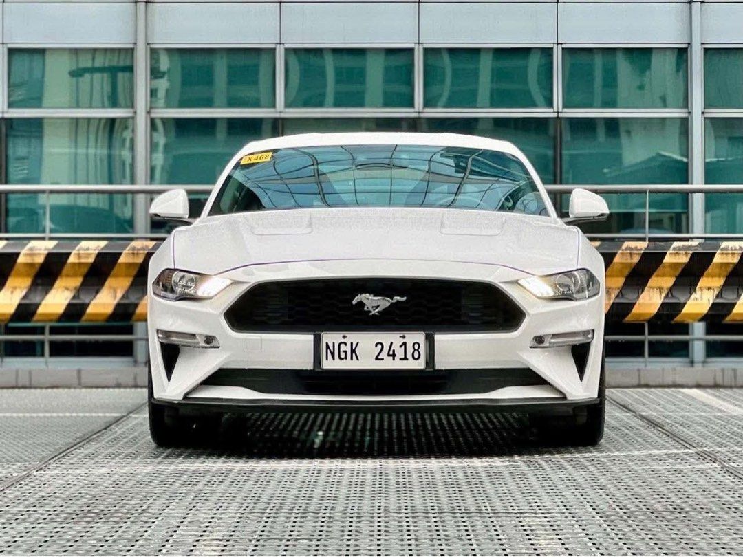 Ford Mustang 2.3 Ecoboost Coupe (A) (Category: Used Cars) located in Makati City. Submitted by maby_latido05 (Listing ID 1460714863, Image 1). Description: 2020 Ford Mustang 2.3 Turbocharged Ecoboost Gas AT 457k ALL IN DP PROMO! Complete CASA Records‼️🔥 2 YRS - Php 93,232 3 YRS - Php 67,363 4 YRS - Php 55,859 (Chattel & Insurance included) FREE FULL VEHICLE SCANNING FREE Transfer FREE Detailing FREE Bank Processing 100% LEGIT MILEAGE 1ST OWNERSH
