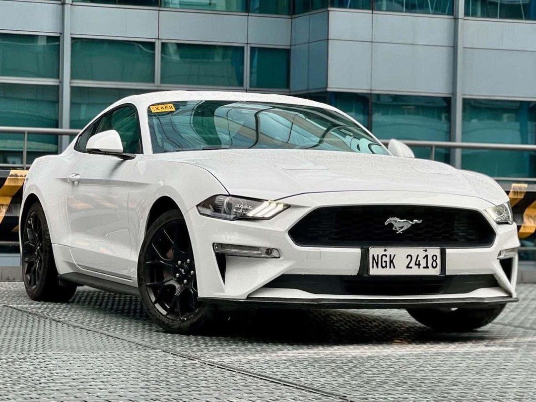 Ford Mustang 2.3 Ecoboost Coupe (A) (Category: Used Cars) located in Makati City. Submitted by maby_latido05 (Listing ID 1460714863, Image 3). Description: 2020 Ford Mustang 2.3 Turbocharged Ecoboost Gas AT 457k ALL IN DP PROMO! Complete CASA Records‼️🔥 2 YRS - Php 93,232 3 YRS - Php 67,363 4 YRS - Php 55,859 (Chattel & Insurance included) FREE FULL VEHICLE SCANNING FREE Transfer FREE Detailing FREE Bank Processing 100% LEGIT MILEAGE 1ST OWNERSH