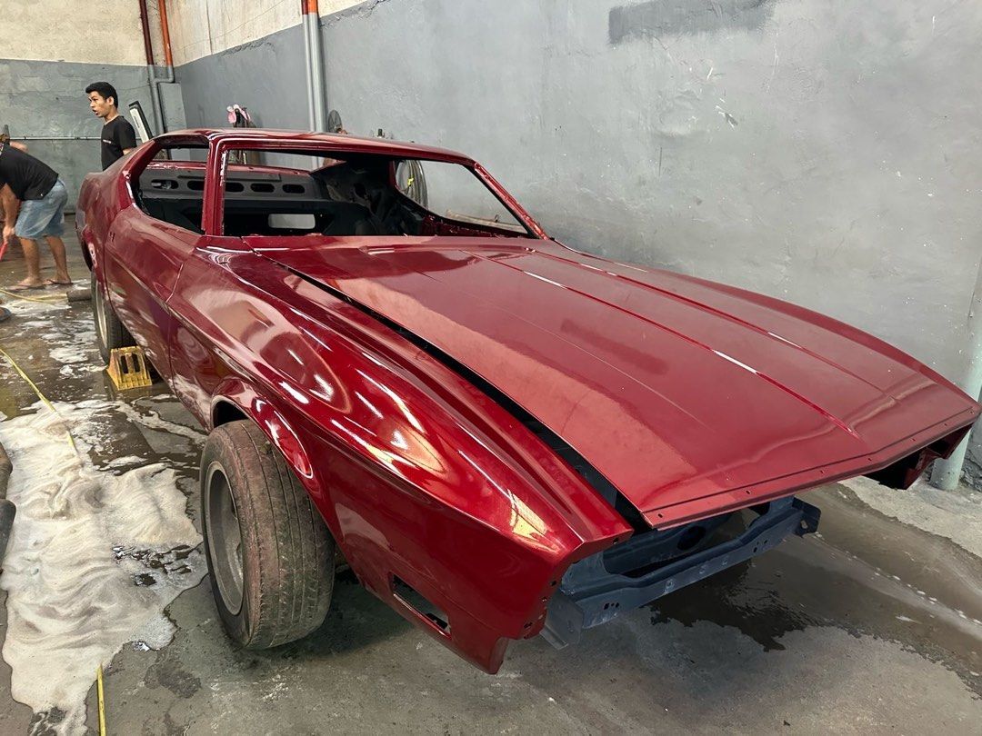 Ford Mustang Mach 1 Manual (Category: Used Cars) located in Manila. Submitted by arionc23 (Listing ID 1460548501, Image 2). Description: RUSH SALE‼️‼️ NEGOTIABLE For Sale: 1972 Ford Mustang Mach 1 Project Shell & Parts Selling the freshly painted body shell and all accompanying spare parts for a 1972 Ford Mustang Mach 1. Please read carefully: this is not a complete or running car. I am selling only the body and the parts I have for it. The shell