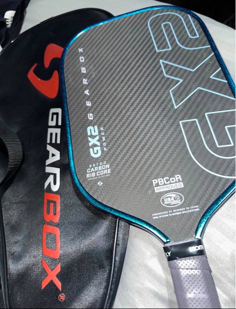 Gearbox paddle GX2 Power Elongated (Category: Racket and Ball Sports) located in Manila. Submitted by xoxojill (Listing ID 1460695391, Image 1). Description: For sale rush Very nego Rfs: got a new paddle With gearbox paddle cover.