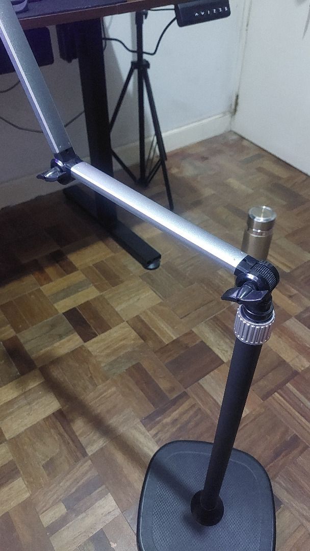 Generic Phone Stand - Tripod (Category: Tripods & Monopods) located in General Mariano Alvarez. Submitted by jbs_bentahan (Listing ID 1460577867, Image 3). Description: READ ME FIRST 📌 See my marketplace rating for your peace of mind 🙂 RFS: Pi-nang affiliate video lang. Meron akong mas versatile na tripod ⚫ Generic Tiktok item 🟢 No ISSUES. What you see is what you get 🟠 Prefer pick-up sa bahay at wala na tong box 🔵 CASH or G-CASH only 🔴 NO 