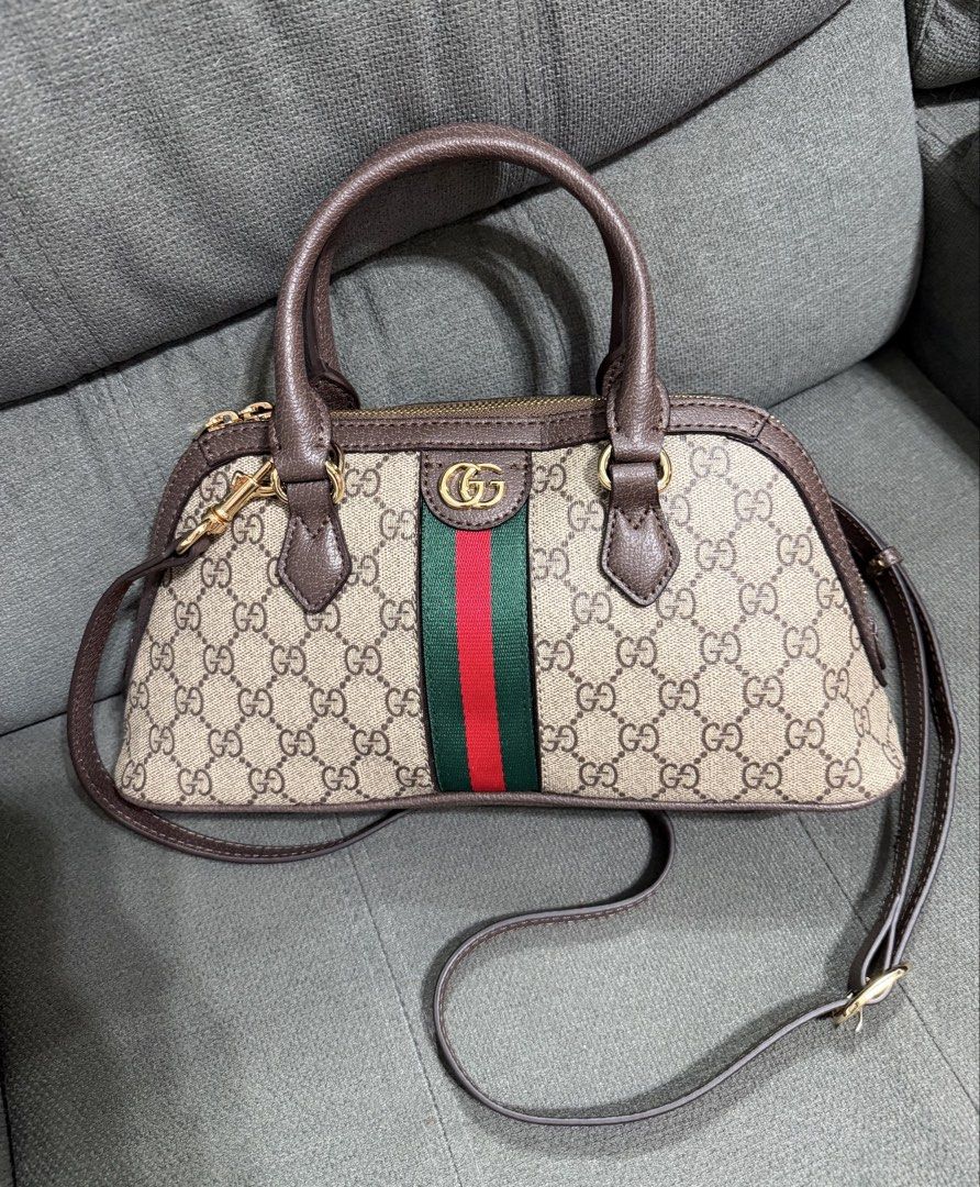 GG Ophi Top Handle Bag (Category: Shoulder Bags) located in Quezon City. Submitted by chic.bags (Listing ID 1460573857, Image 2). Description: Coded GG under zip With black etiketa With sling With dust bag Good as new No issue Japan preloved Actual photo posted Mop: gcash.