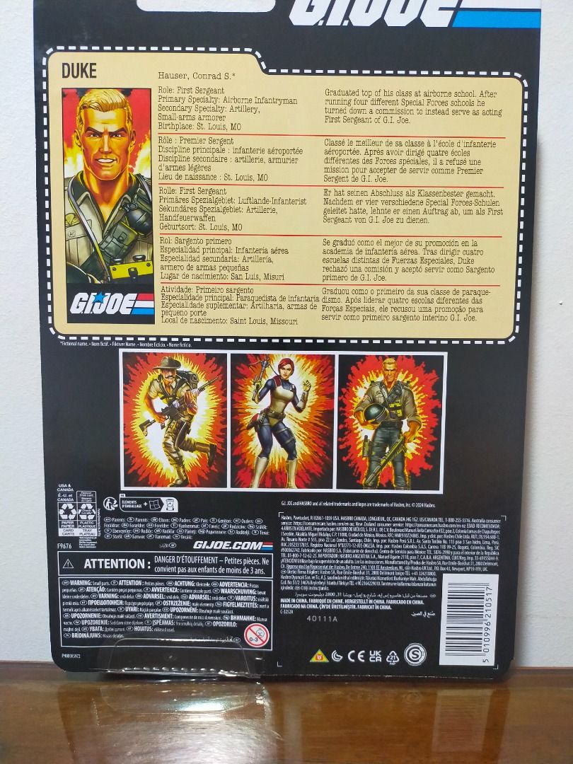 GI Joe Classified Retro Duke (Category: Action & Battle Toys) located in Imus. Submitted by genzach (Listing ID 1460614526, Image 2). Description: G.I. Joe Classified Retro Duke 1/12 action figure MISB/MOC brand new No flaws or issues 1,799 php (fixed price) Payment: Maya/Gotyme/Bank transfer Shipping: Lalamove only (to be booked by buyer) .