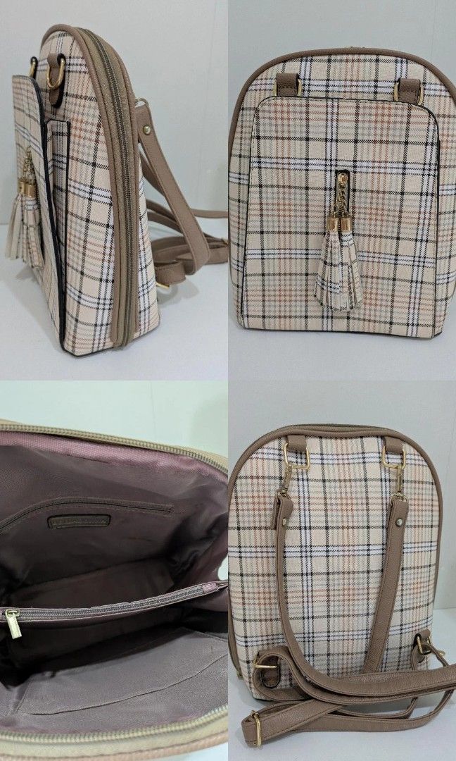 Gift set/personal use (TAKE ALL) Original items (Category: Backpacks) located in Cavite. Submitted by prelovedclothes_cavite (Listing ID 1460708289, Image 3). Description: Original po lahat, perfect pang gift or for personal use. 2k nalang po lahat, no more tawad. 🌸Bath&bodyworks perfume -new (worth 1,500) 🌸Belladonna mini backpack -like new, used with care (ilang beses lang nagamit) 🌸Mikana katsura pendant necklace -new (with box, pouch, micr