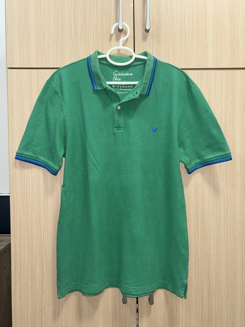 [Giordano] Green Polo Shirt (Category: Tshirts & Polo Shirts ) located in Marikina City. Submitted by anonyg (Listing ID 1460690578, Image 1). Description: Selling [Giordano] Green Polo Shirt 📌 Size: Medium 📌 Color: Green 📌 Condition: 9/10 📌 No Issues 📌 Price: ₱200 📌 RFS: Decluttering 💬 Feel free to message if you need more details. .