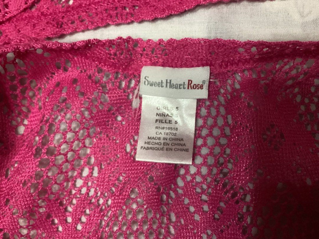 Girls Knitted Bolero (Category: Babies & Kids Fashion) located in Davao. Submitted by ferdipt (Listing ID 1460641546, Image 3). Description: Cardigan - Pink Size Girls 5 100% Polyester .