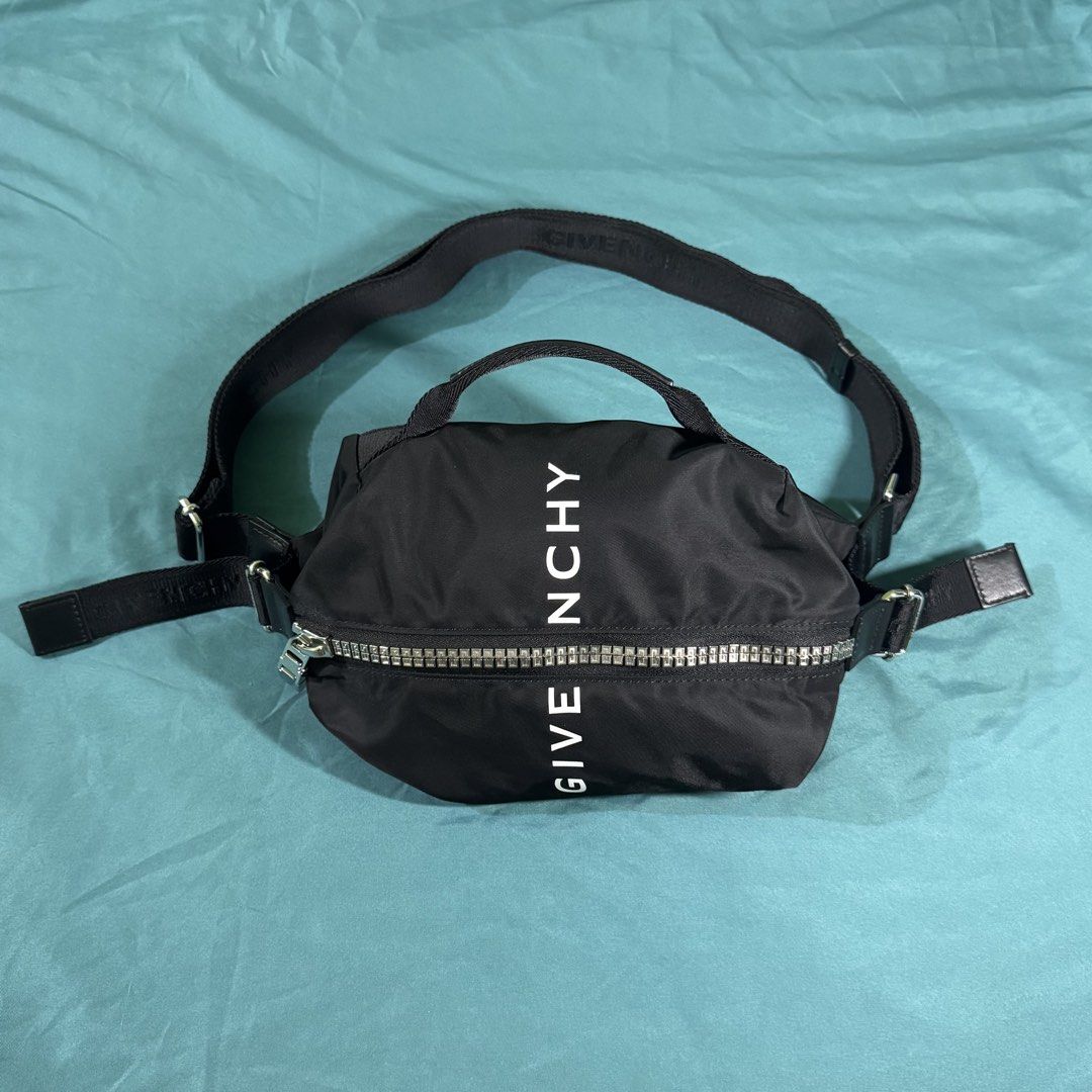 Givenchy G Zip Bum Bag (Category: Luxury Bags & Wallets) located in Marikina City. Submitted by gadgetsandmore1 (Listing ID 1460673222, Image 1). Description: Givenchy G Zip Bum Bag Authentic Like New Complete (Tag, Dust Bag, Box, Paperbag) Bought at Shangri La Mall Can provide digital copy of receipt.