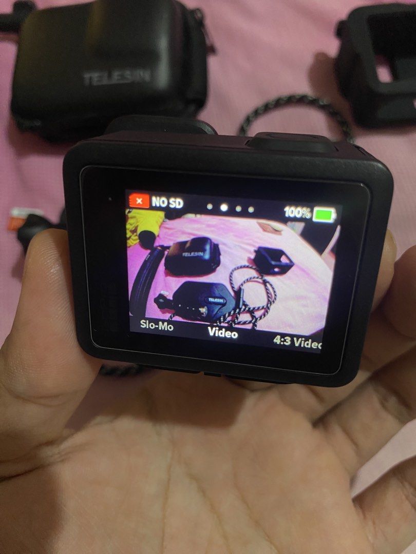GoPro HERO4k Black Accessories Bundle (Category: Cameras) located in Manila. Submitted by vince1619 (Listing ID 1460542716, Image 2). Description: NO ISSUE TEST ALL YOU WANT - GoPro HER4k Black camera - Tempered Glass front and back - Telesin protective case - Mounting accessory - Small tripod grip can be extend - Samsung 64GB MicroSD card - All items shown in the photos are included..