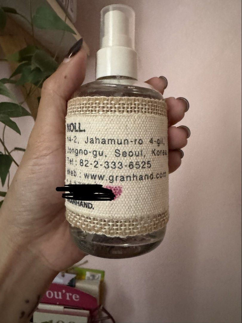 Granhand perfume (Category: Fragrance & Deodorants) located in Manila. Submitted by anyabananana (Listing ID 1460607333, Image 1). Description: - Authentic Granhand perfume -used lightly. Like 2-3 times lang -original price 55k won (around 2500 php).