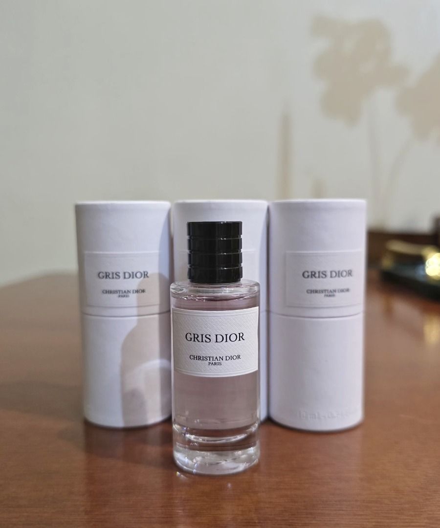 Gris Dior Eau de Parfum 10ml Miniature (Category: Fragrance & Deodorants) located in Taguig. Submitted by vhienparfumerie (Listing ID 1460624607, Image 1). Description: Gris Dior Eau de Parfum Miniature 10ml Brand new. With box .