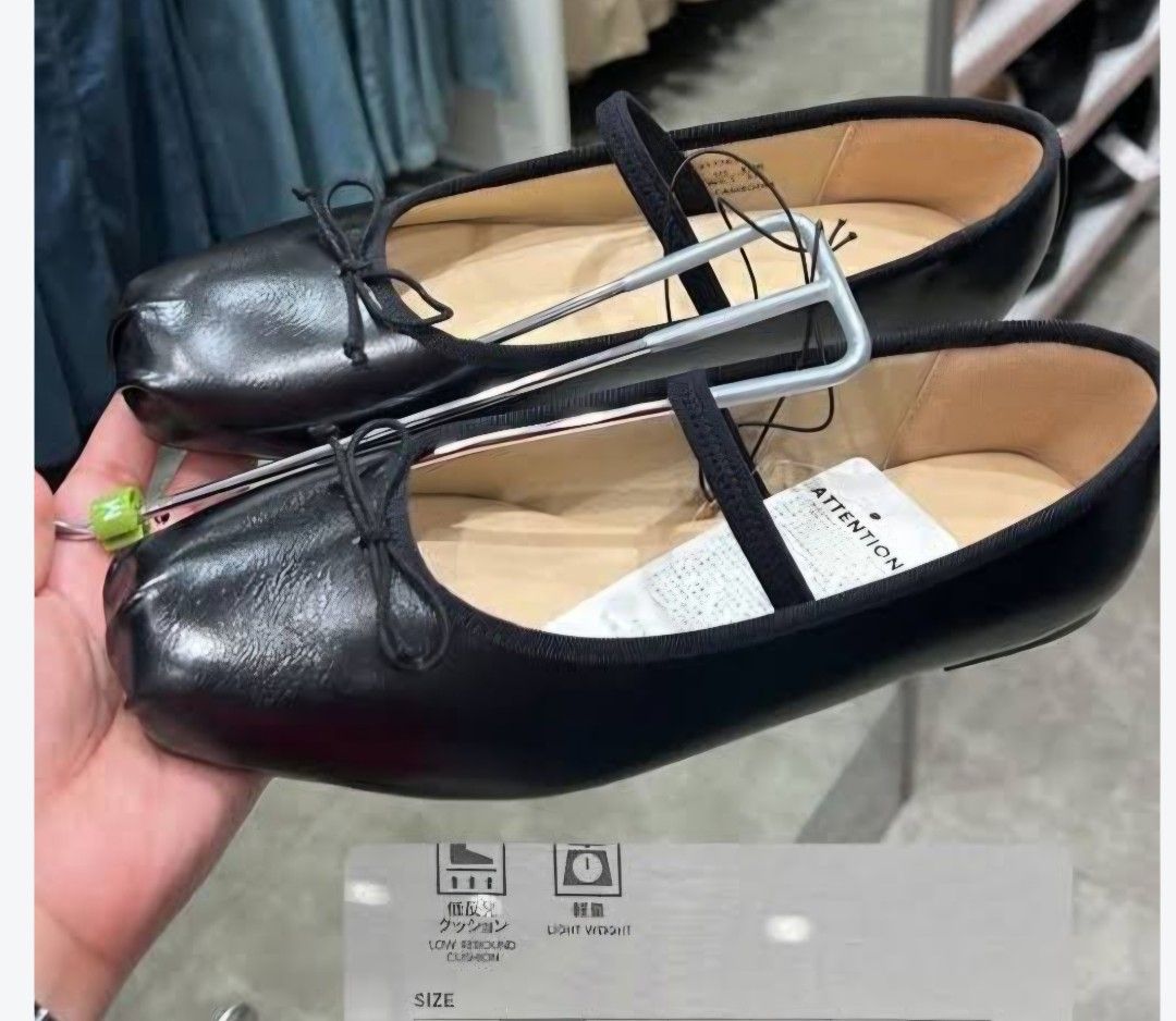 GU BALLET SHOES (Category: Flats & Sandals) located in Manila. Submitted by tokyo_thv (Listing ID 1460516230, Image 1). Description: GU BALLET SHOES FROM JAPAN SIZE 23.5 COLOR AVAIL: BLACK .
