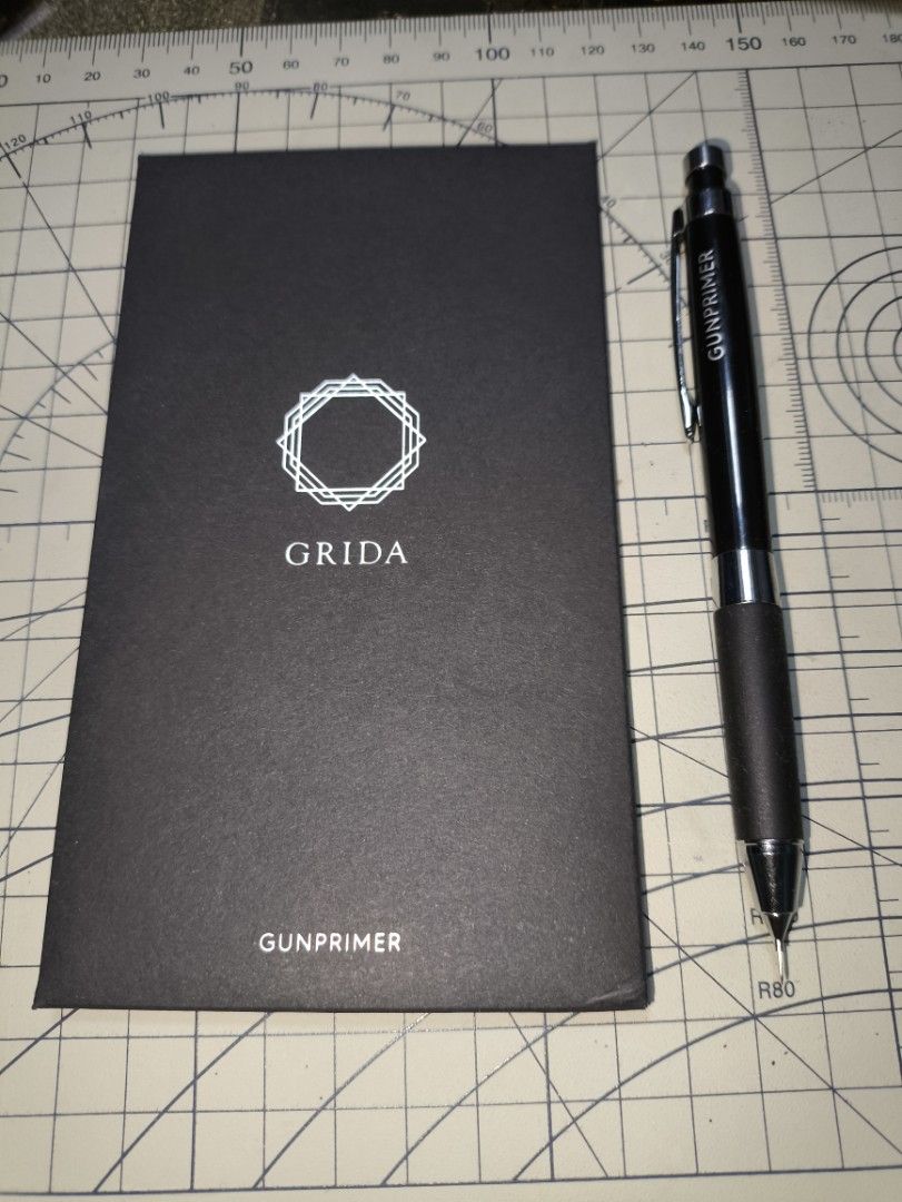 Gunprimer GRIDA Scribing Pen & Chisel Set (Category: Stationery & School Supplies) located in Manila. Submitted by tobats_kun (Listing ID 1460508826, Image 1). Description: Gunprimer GRIDA Scribing Pen & Chisel Set 📌 Condition: Very Good / Lightly Used 📦 Complete with original box & Master Guide 🇰🇷 Made in Korea ✒️ Gunprimer GRIDA precision scribing tool for Gunpla / scale models Features: • Precision scribing pen with mechanical holder • Car