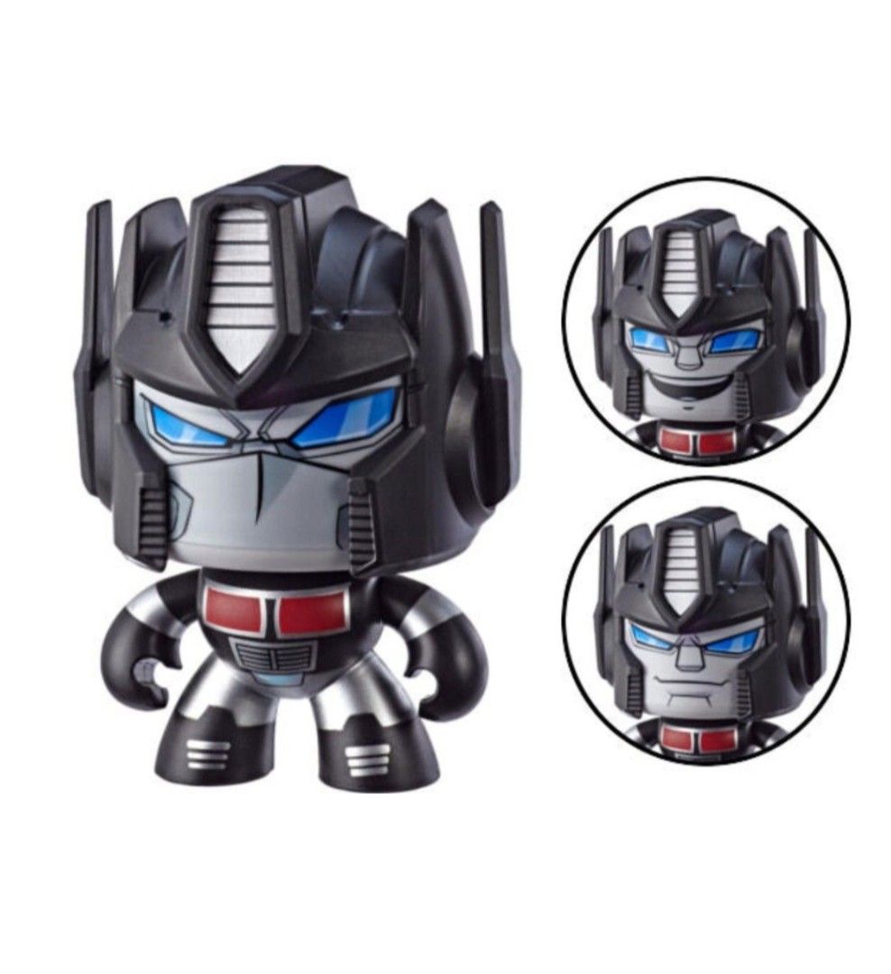 Hasbro Mighty Muggs Transformers Nemesis Prime Action Figure (Category: Figurines & Statues) located in Pasig City. Submitted by kumiko08 (Listing ID 1460599533, Image 2). Description: 📌 brand new in plastic storage 📌 plastic storage may have some scratches from storage and shipping 📌 authentic product by Hasbro Features & details 📌 3 different facial expressions 📌 press down on head to change face 📌 3.75-inch collectible figure with displa