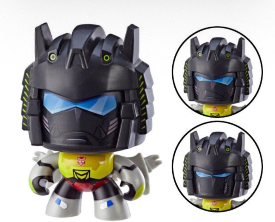 Hasbro Mighty Muggs Transformers Grimlock Action Figure (Category: Designer & Blind Box Toys) located in Pasig City. Submitted by kumiko08 (Listing ID 1460600960, Image 2). Description: 📌 brand new in plastic storage 📌 plastic storage may have some scratches from storage and shipping 📌 authentic product by Hasbro Features & details 📌 3 different facial expressions 📌 press down on head to change face 📌 3.75-inch collectible figure with displ