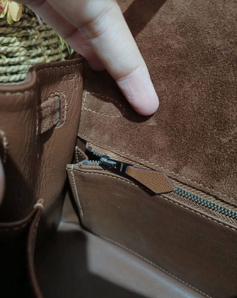 Hermes Kelly Suede (Category: Cross-body Bags) located in General Santos City (Dadiangas). Submitted by h_thrift_luxxe (Listing ID 1460519869, Image 2). Description: Rare Hermes Kelly Suede. Coded. Lightly used. No flaws. No issues. Japan preloved. No inclusions..
