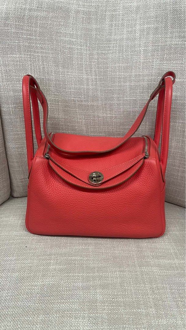 Hermes Lindy 26 Rose Jaipur (Category: Luxury Bags & Wallets) located in Makati City. Submitted by dgcurated09 (Listing ID 1460648811, Image 2). Description: Lindy 26 Rose Jaipur Stamp X With dustbag .