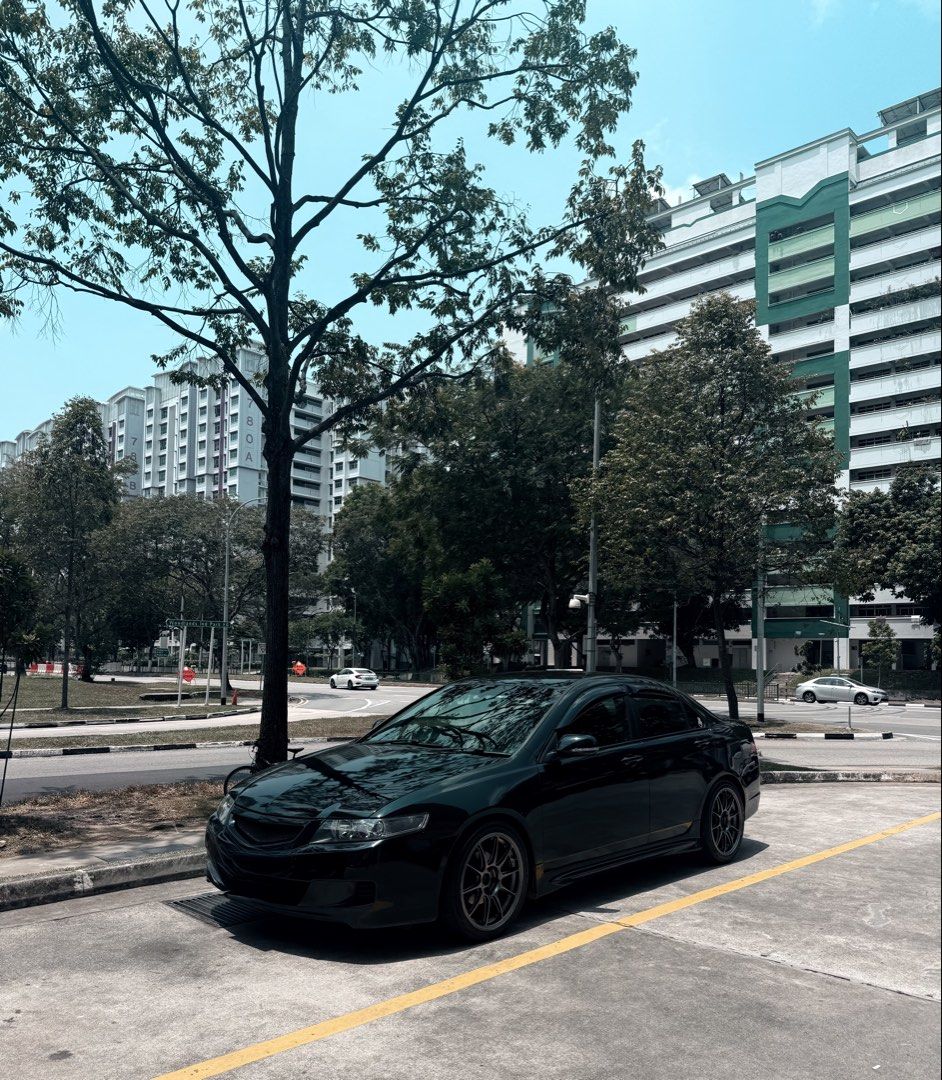 Honda Accord 2.0 (A) (Category: Used Cars) located in Singapore. Submitted by dsjnn (Listing ID 1460592008, Image 1). Description: 2007 Honda Accord CL7A • New window tint all round • Aftermarket radio with rear view camera • 18” Tommi rims (Nov 2025) • Giti Sport S2 tyres (Nov 2025) • XYZ adjustable coilovers (SK Garage, Oct 2025) • Focal front speakers & tweeters (April 2026) 🔧 Maintenance & Condition • Servicing records available, last at 194
