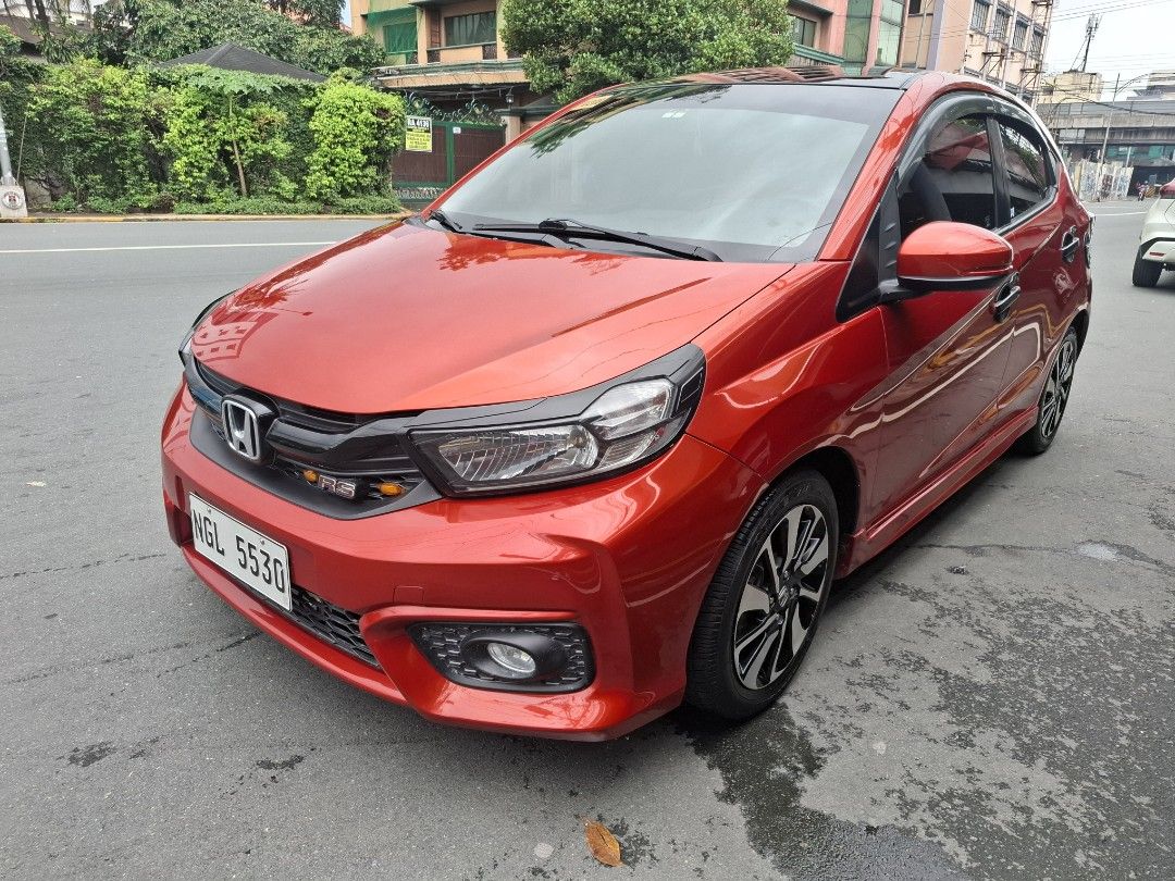 Honda Brio rs Auto (Category: Used Cars) located in Manila. Submitted by rammie.bullicer (Listing ID 1460559865, Image 1). Description: 🚘 HONDA BRIO RS 2021s 🚘 ‼️495k (negotiable)‼️ ✔️ Top of the Line ✔️ Automatic Transmission ✔️ 24k Mileage only ✔️ Leather Seat Cover ✔️ Bnew Deep dish Matting ✔️ Bnew Trunk Tray ✔️ Bnew Wide Rear Mirror ✔️ Matte Black Garnish ✔️ All Original ✔️ All Stock ✔️ Sun/Rain Visor ✔️you can bring your trusted mechanic ✔