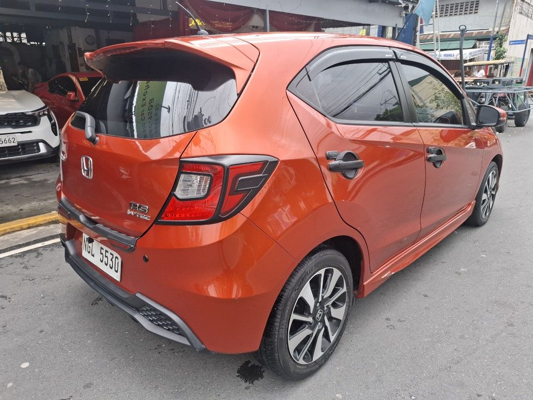 Honda Brio rs Auto (Category: Used Cars) located in Manila. Submitted by rammie.bullicer (Listing ID 1460559865, Image 3). Description: 🚘 HONDA BRIO RS 2021s 🚘 ‼️495k (negotiable)‼️ ✔️ Top of the Line ✔️ Automatic Transmission ✔️ 24k Mileage only ✔️ Leather Seat Cover ✔️ Bnew Deep dish Matting ✔️ Bnew Trunk Tray ✔️ Bnew Wide Rear Mirror ✔️ Matte Black Garnish ✔️ All Original ✔️ All Stock ✔️ Sun/Rain Visor ✔️you can bring your trusted mechanic ✔
