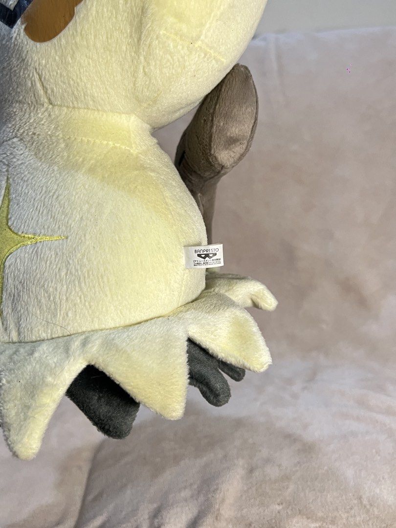 Huge Mimikyu Pokemon Plush (Category: Plushies & Soft Toys) located in Caloocan City. Submitted by mrtnncollects (Listing ID 1460706709, Image 2). Description: - Need Wash - Perfectly Good, Etiketa is still good (no paper tag) Letting go of my collection — I got hooked before and kept buying! Feel free to hop on my profile for more plushies..