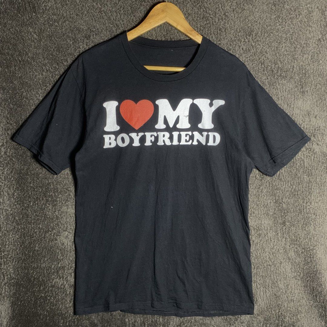 “i love my boyfriend” statement tee (Category: Tshirts & Polo Shirts ) located in Arayat. Submitted by capymelon (Listing ID 1460686908, Image 1). Description: dm for dimes issue : print color may vary due to lighting items are negotiable but no lowballing send me a message if interested! 📍pampanga sf ranges from ₱54-₱84 .