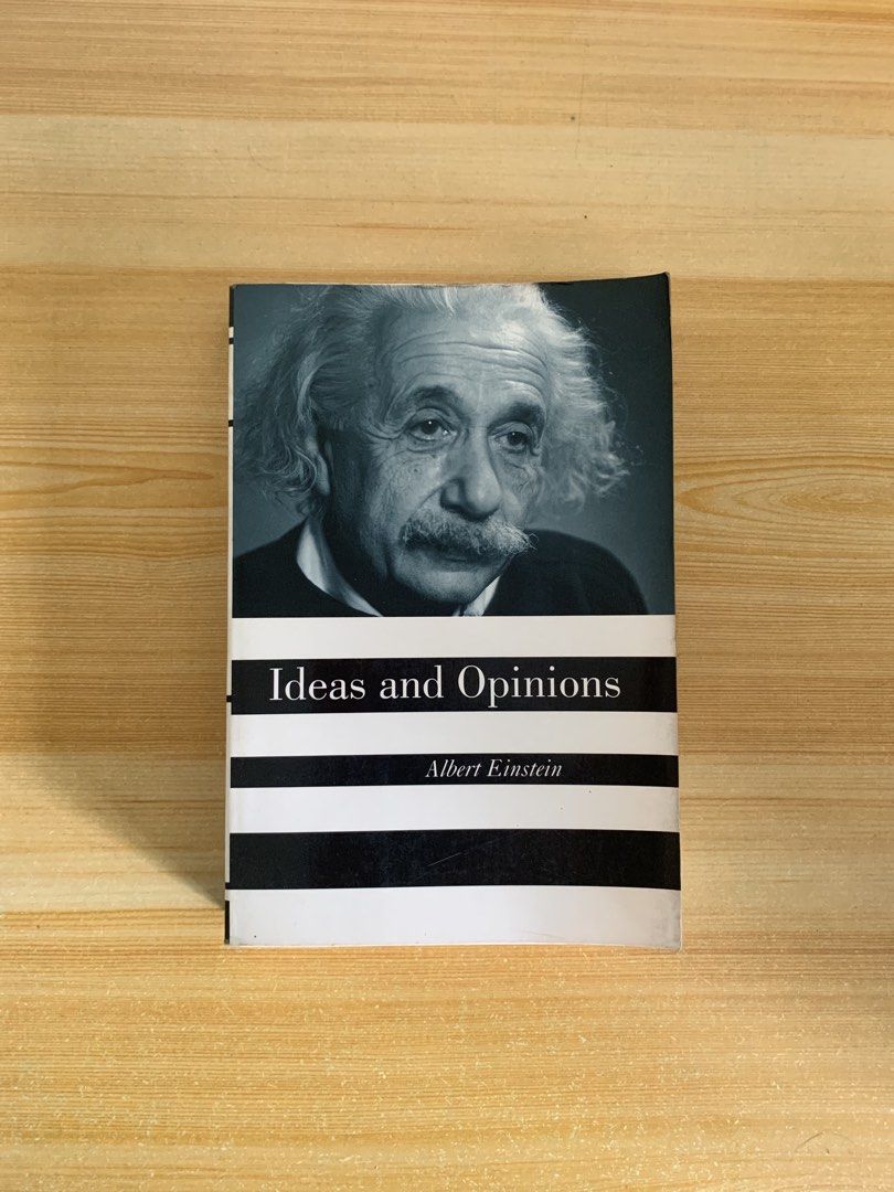 Ideas and Opinions by Albert Einstein (Category: Storybooks) located in Pasig City. Submitted by dublicat (Listing ID 1460565419, Image 1). Description: Please message me for more photos. Delivery only via J&T..