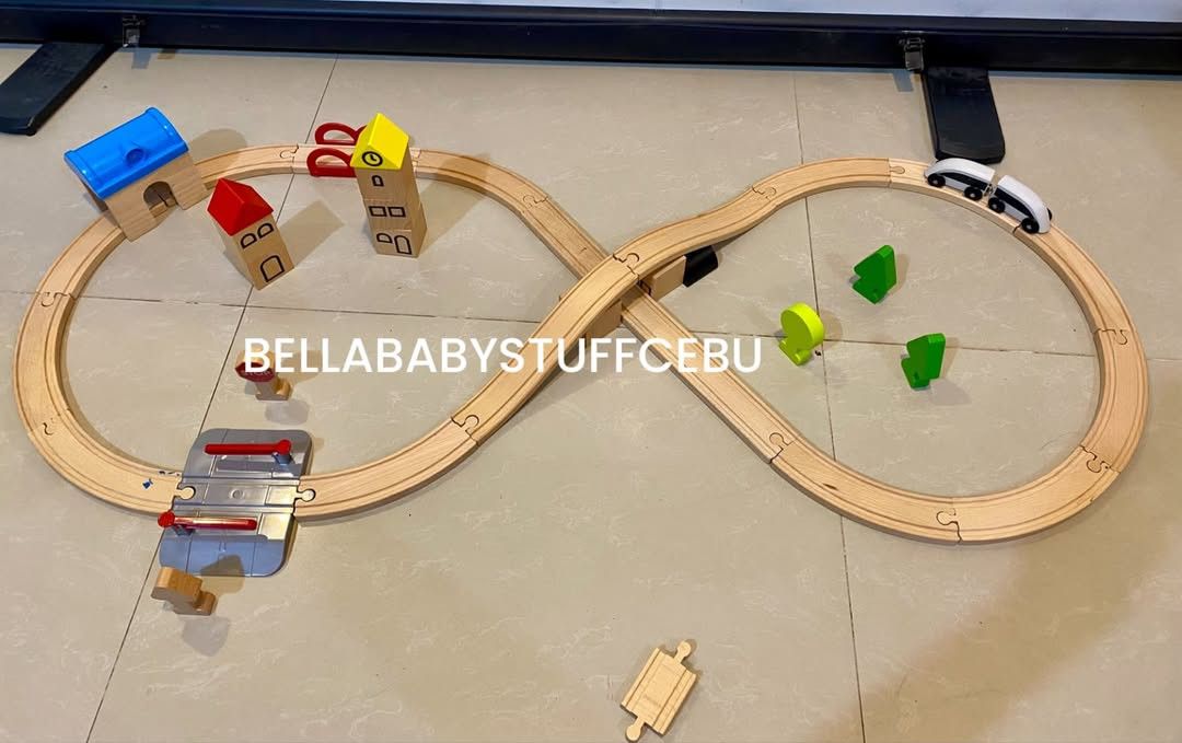 IKEA Wooden Train Set (Category: Kids Toys) located in Cebu City. Submitted by bellababystuffcebu (Listing ID 1460714766, Image 2). Description: IKEA Wooden Train Set Preloved in Like New Condition Please see video for reference https://fb.watch/Jwtk5tsjYN/? We ship Nationwide! PICK UP TALISAY, Cebu DELIVERY | SHIPPING BUYERS EXPENSE COD AVAILABLE via Grab Lalamove Maxim. Buyer will book for COD Payment NO COD OUTSIDE CEBU *STRICTLY NO RESERVATIO