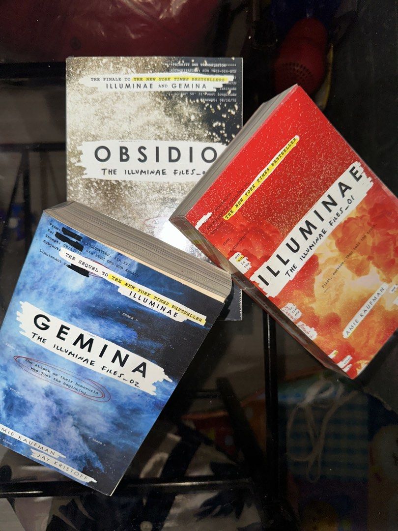 ILLUMINAE FILES TRILOGY BOOKS (Category: Storybooks) located in Mandaluyong City. Submitted by wear_emout (Listing ID 1460616474, Image 1). Description: can be bought separately.