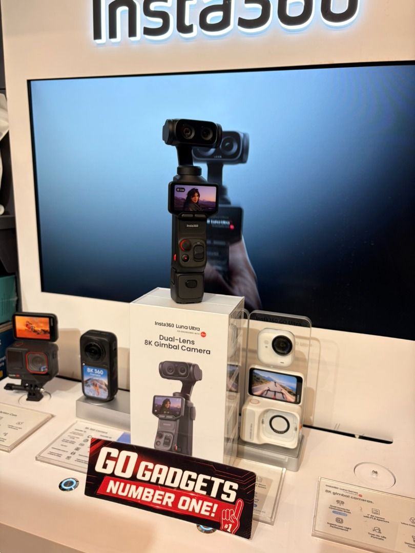INSTA360 Luna Ultra Standard (Category: Cameras) located in Caloocan City. Submitted by brightfalcon.8419cc (Listing ID 1460620037, Image 3). Description: - Insta360 ONE RS 1-Inch 360 Edition - Dual-lens 8K gimbal camera for immersive footage - Includes original box and all accessories - Ready for your next adventure.