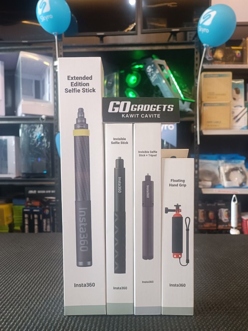 Insta360 Mounts & Stick (Category: Camera Bags & Carriers) located in Caloocan City. Submitted by kentsalvador31 (Listing ID 1460592508, Image 1). Description: AVAILABLE STOCK!! Insta360 2in1 Invisible Stick + Tripod Insta360 Extended Selfie Stick 300cm (NEW VERSION) Insta360 Floating Hand Grip Insta360 Invisible Stick 114cm Go Gadgets - Kawit Cavite 💬 Message us now for full specs & recommendations! 📷 Perfect for: ✔ Motorcycle rides ✔ Motovlog