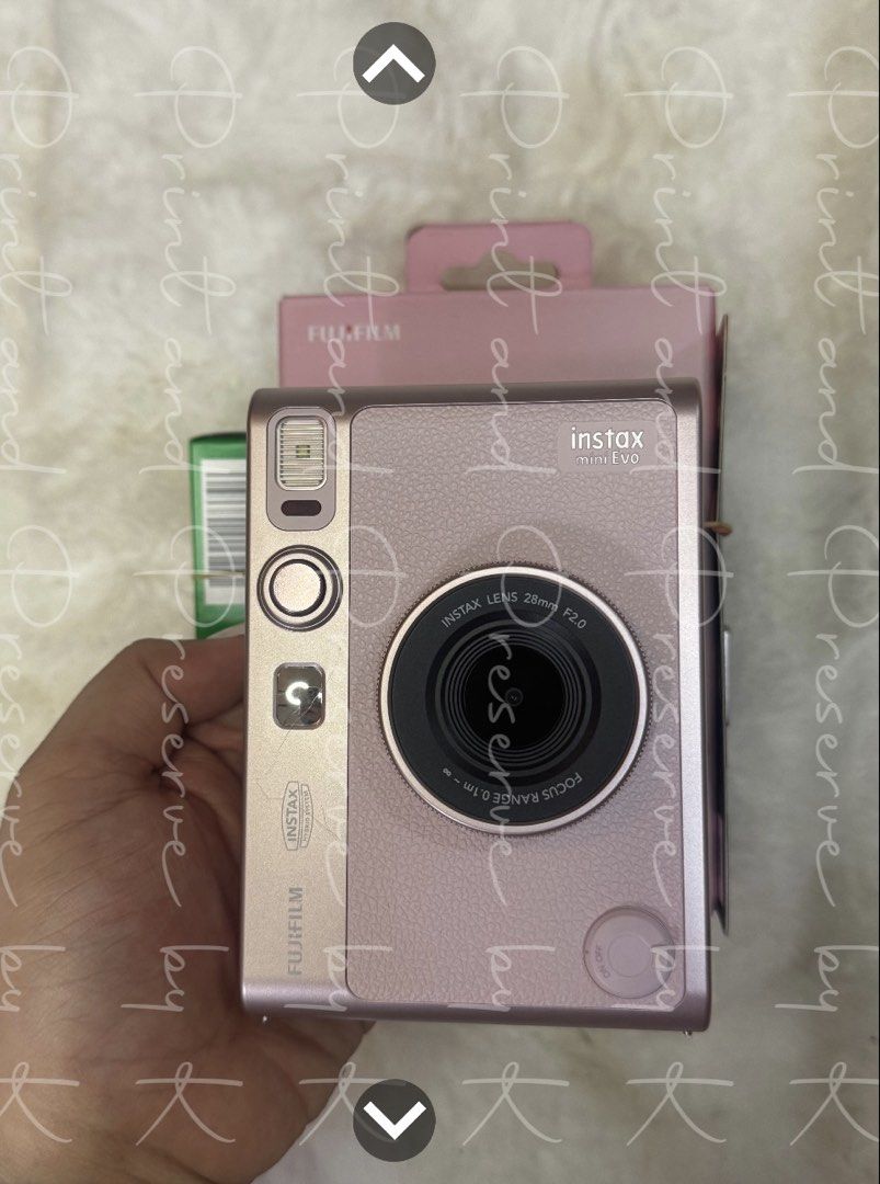 Instax Mini Evo Gentle Rose (Category: Cameras) located in Las Pinas. Submitted by printandpreservebyk (Listing ID 1460535788, Image 1). Description: Brand new, with sd card and 10s film. 💰COD/COP/Bank Transfer.