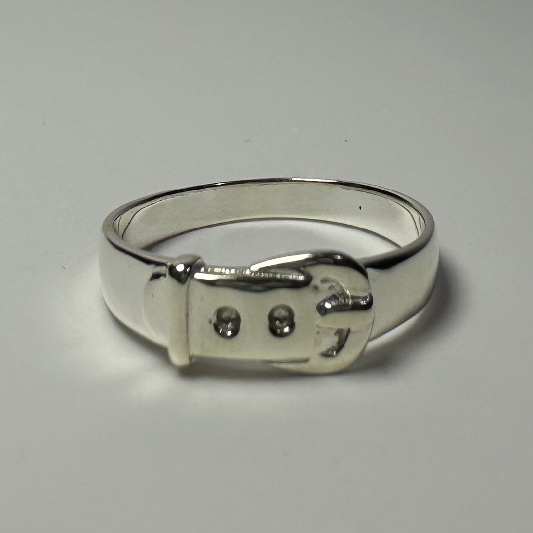 italy silver belt ring 2.6g (Category: Rings) located in Pakil. Submitted by primrosehearts (Listing ID 1460517534, Image 1). Description: authentic 925 italy silver with stamping hypoallergenic size: 2.6g grams: 9.