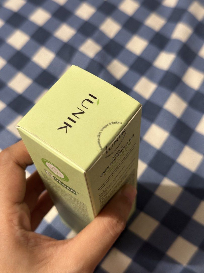 Iunik Centella Calming Daily Sun Water (Category: Face Care) located in Quezon City. Submitted by stuffzxonsale (Listing ID 1460532785, Image 3). Description: Like New Authentic (Swatched Only) RFS - declutter Mop - gcash Del - ggx lalamove jnt .