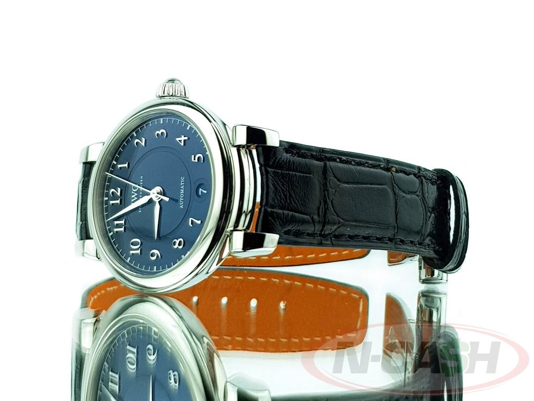 IWC Da Vinci Automatic Blue Dial (Category: Luxury Watches) located in Quezon City. Submitted by luxury_by_n-cash (Listing ID 1460539560, Image 2). Description: IWC Da Vinci Automatic Blue Dial IW458312 36mm steel case Blue dial Black IWC leather strap IW35111 automatic movement Local IWC Boutique Complete retail package with IWC guarantee card and IWC double box PhP 168,995.
