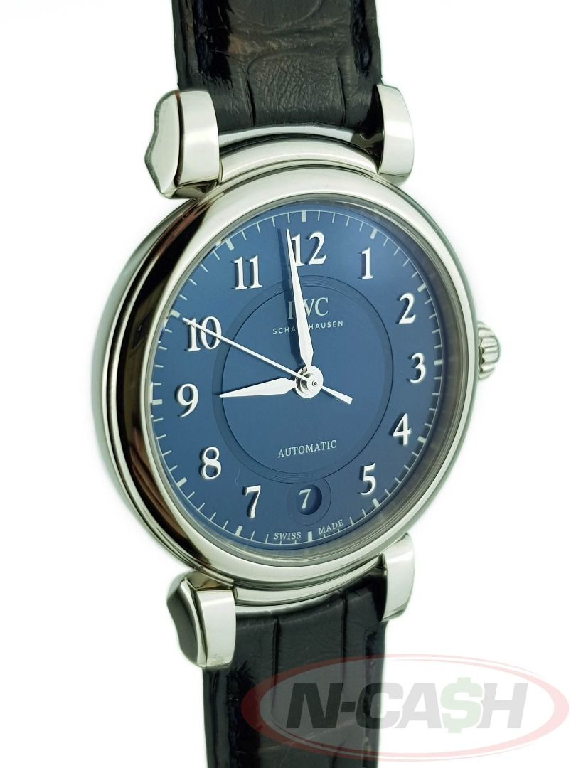 IWC Da Vinci Automatic Blue Dial (Category: Luxury Watches) located in Quezon City. Submitted by luxury_by_n-cash (Listing ID 1460539560, Image 3). Description: IWC Da Vinci Automatic Blue Dial IW458312 36mm steel case Blue dial Black IWC leather strap IW35111 automatic movement Local IWC Boutique Complete retail package with IWC guarantee card and IWC double box PhP 168,995.