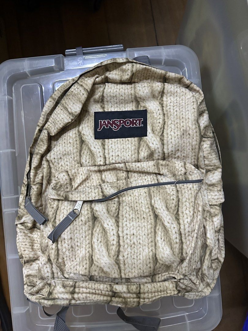 Jansport SuperBreak Backpack Limited Edition Multi Sweater Knit (Category: Backpacks) located in Manila. Submitted by declutteringlot (Listing ID 1460642326, Image 1). Description: .