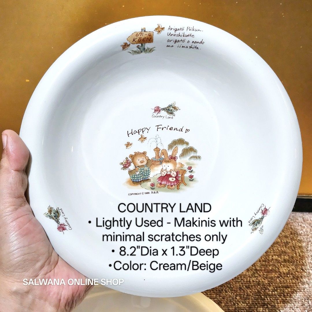 JAPAN SURPLUS CERAMIC DEEP PLATE • SOLD PER PIECE (Category: Dinnerware & Cutlery) located in Mabalacat. Submitted by salwanaonlineshop (Listing ID 1460620412, Image 3). Description: JAPAN SURPLUS CERAMIC DEEP PLATE • SOLD PER PIECE 🇯🇵 Sold Per Piece 🇯🇵 No issue 🇯🇵 Japan Source 🇯🇵 ₱290-₱350 each 📌 APPLY DISCOUNT VOUCHERS ON S.H.O.P.E.E and L.A.Z.A.D.A - Salwana Online Shop 📌 Self Checkout only ( COD / SPaylater ) . 📌 Loc: Mabalacat Pam
