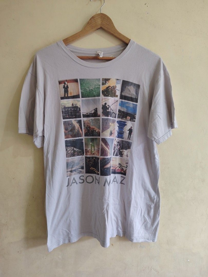 Jason Mraz Tee (Category: Tshirts & Polo Shirts ) located in Manila. Submitted by unlithriftsouth (Listing ID 1460571036, Image 1). Description: SIZE LARGE 21 X 29 ISSUE NEEDS WASH AND HAIRLINES.