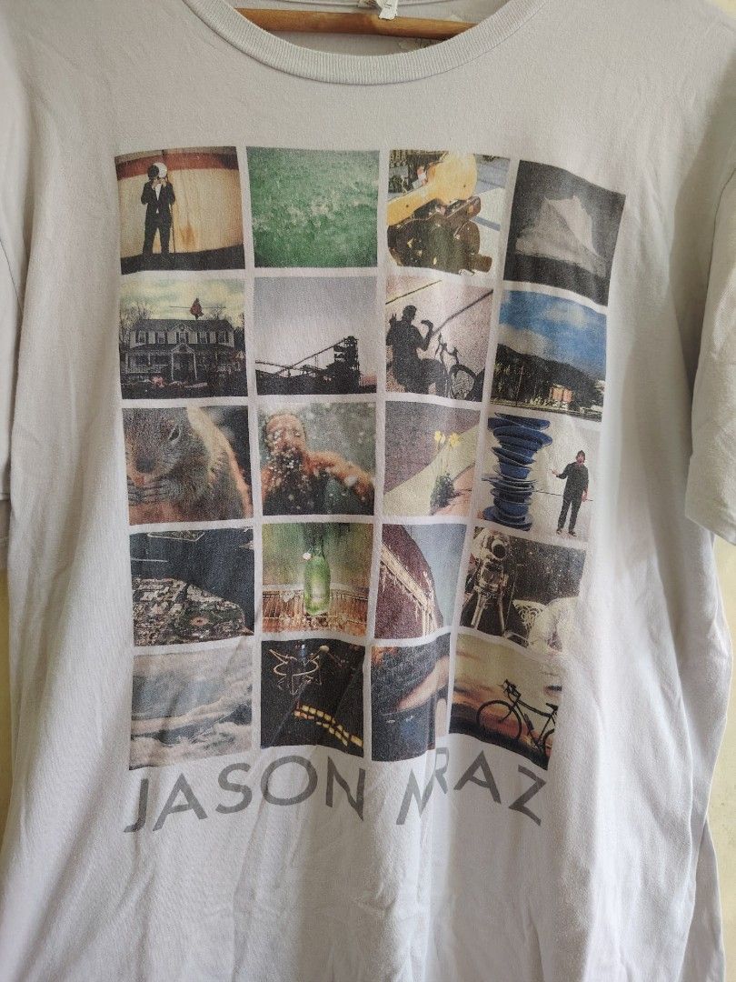 Jason Mraz Tee (Category: Tshirts & Polo Shirts ) located in Manila. Submitted by unlithriftsouth (Listing ID 1460571036, Image 2). Description: SIZE LARGE 21 X 29 ISSUE NEEDS WASH AND HAIRLINES.