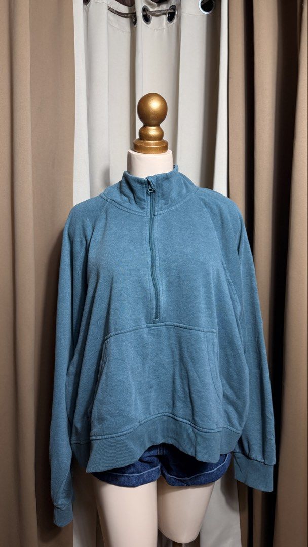 Joe Fresh Active Unisex half-zip pullover sweatshirt with a kangaroo pocket (Category: Coats, Jackets and Outerwear) located in Pateros City. Submitted by jnnhfrnndz (Listing ID 1460513882, Image 3). Description: Joe fresh active Unisex Size L-2XL Need wash ✨ NEW ARRIVALS! ✨ BRANDED HOODIES & SWEATERS 🧥💗 📌 UKAY ITEMS / PRELOVED 📌 Please MANAGE YOUR EXPECTATIONS — these are ukay pieces, so may possible signs of usage, minor stains, fading, or 