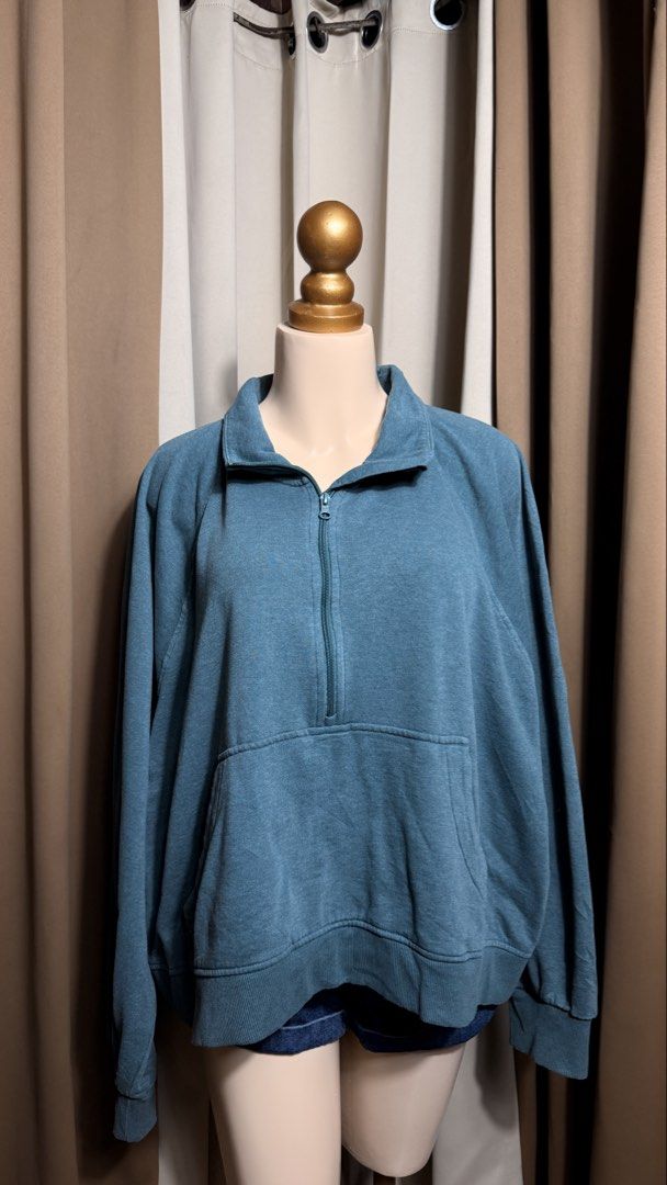 Joe Fresh Active Unisex half-zip pullover sweatshirt with a kangaroo pocket (Category: Coats, Jackets and Outerwear) located in Pateros City. Submitted by jnnhfrnndz (Listing ID 1460513882, Image 2). Description: Joe fresh active Unisex Size L-2XL Need wash ✨ NEW ARRIVALS! ✨ BRANDED HOODIES & SWEATERS 🧥💗 📌 UKAY ITEMS / PRELOVED 📌 Please MANAGE YOUR EXPECTATIONS — these are ukay pieces, so may possible signs of usage, minor stains, fading, or 