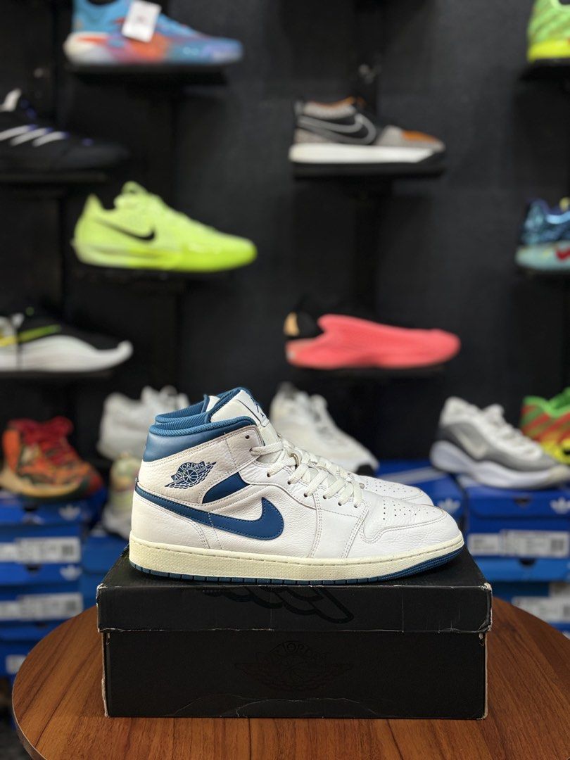 Jordan 1 Mid Industrial Blue (Category: Sneakers) located in Cavite. Submitted by jairo13 (Listing ID 1460700815, Image 1). Description: Jordan 1 Mid Industrial Blue 13us | Used | Pair Only ₱1,795.00 Ig&Fb: ShoesoleCavite 📍Silang,Cavite 🚚Jrs / Lbc / Lalamove 💵Gcash / Bdo / Lalamove We accept credit card payments Buying profitable pairs 24/7. Dm for appraisal.