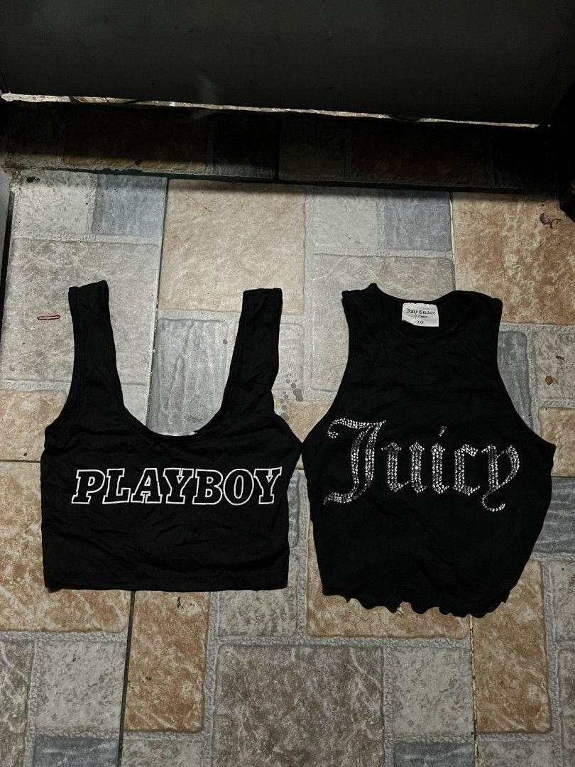 Juicy couture and Play boy tops (Category: Others Tops) located in Alcoy. Submitted by kyle_fnds (Listing ID 1460522696, Image 1). Description: 999 aspack Both good condition.