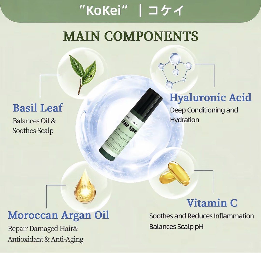 KoKei Cloud Hair Spray Volumizing Spray (Category: Hair) located in Quezon City. Submitted by miedeclutter (Listing ID 1460626839, Image 3). Description: 99% full - Lifts roots for instant, long-lasting volume - Tames frizz and smooths flyaways - Enhances natural waves with a flexible hold - Easy to wash out, no shampoo required - Leaves no greasy, sticky, or irritating residue.