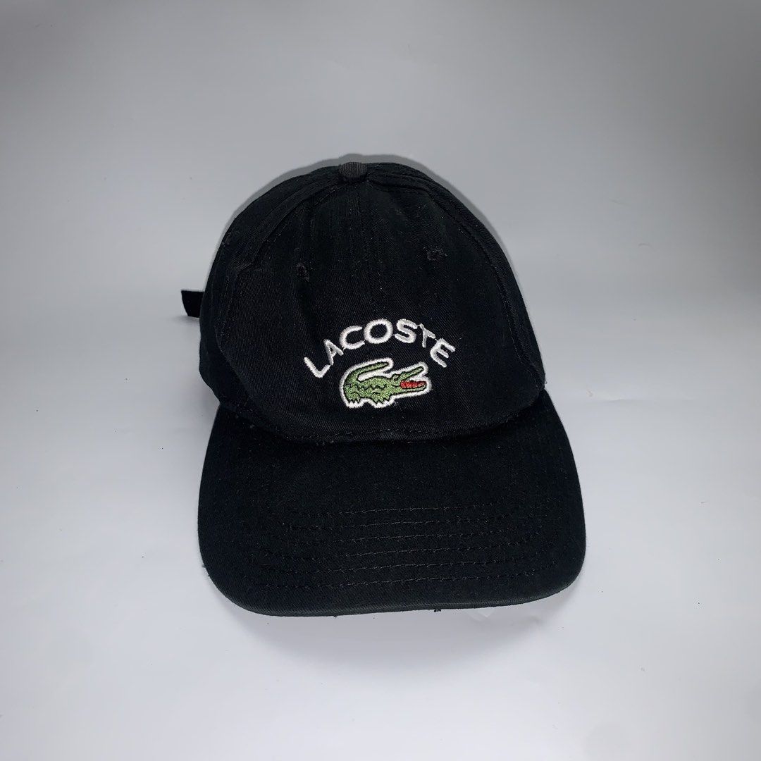 Lacoste Cap (Category: Caps & Hats) located in Ivisan. Submitted by trashtotreasuree (Listing ID 1460670147, Image 1). Description: Issue lint sa sweatband .