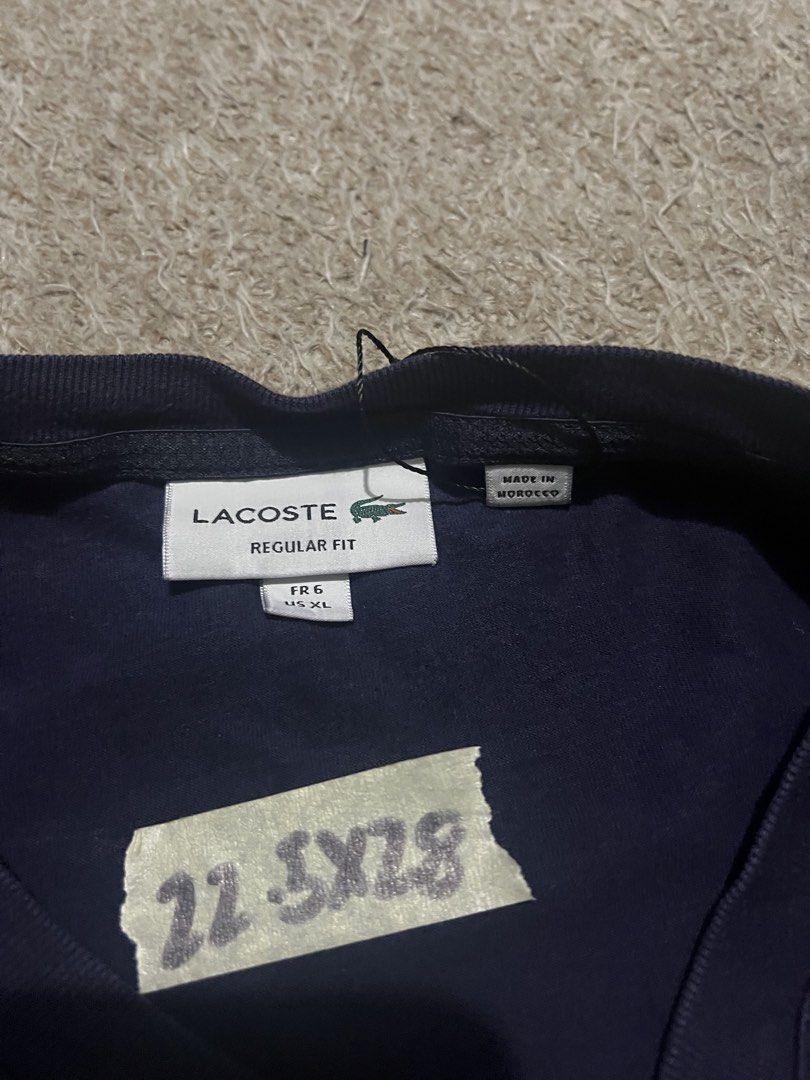 Lacoste Embroid Logo (Category: Shirts) located in Mexico. Submitted by iseemiyakee. (Listing ID 1460578601, Image 3). Description: Size Xl 22.5 width x 28 length no issue excellent condition .