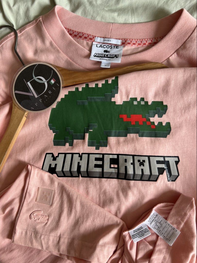 Lacoste Minecraft Loosefit Cotton Tees (Category: Tshirts & Polo Shirts ) located in Imus. Submitted by vdc.apparel (Listing ID 1460606494, Image 3). Description: Brandnew no hangtags. Ready to ship. Last pc item .