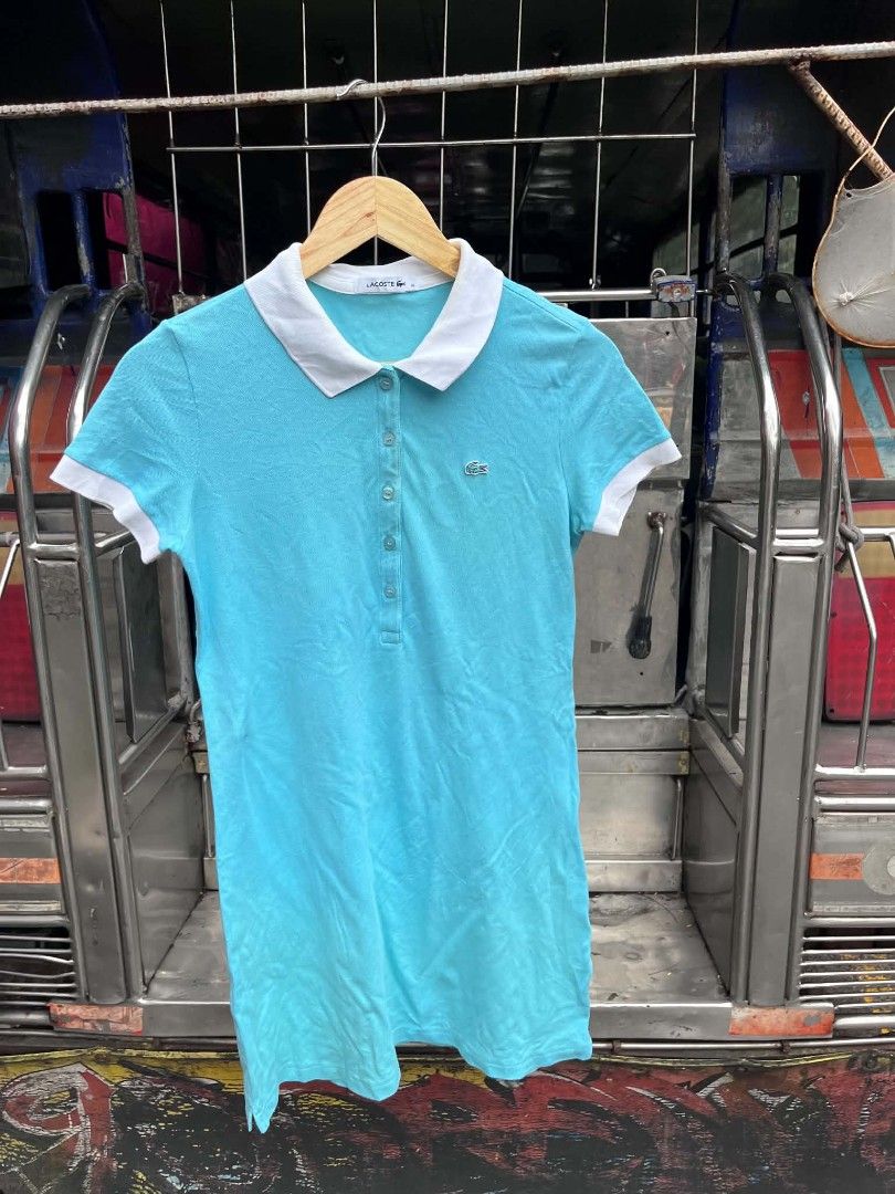 LACOSTE MINI DRESS (Category: Dresses) located in Quezon City. Submitted by chraliskyutie (Listing ID 1460643671, Image 1). Description: LACOSTE MINI DRESS L 34 W 16 Color Rate 10/10 Excellent Condition 600.