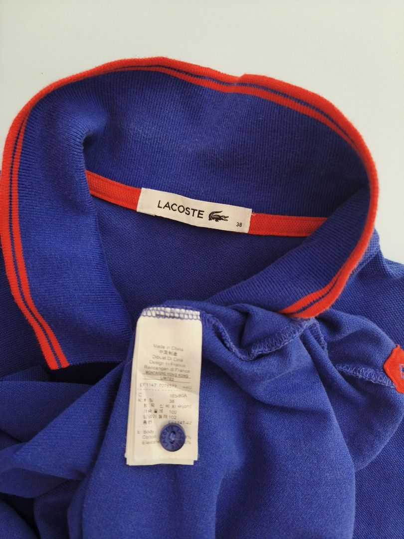 Lacoste polo dress s38 (Category: Dresses) located in Cebu City. Submitted by little_mush.room (Listing ID 1460598916, Image 3). Description: preloved RL polo dress royal blue size : 38 on tag / Med (s-m) measuremnts posted for referrence.